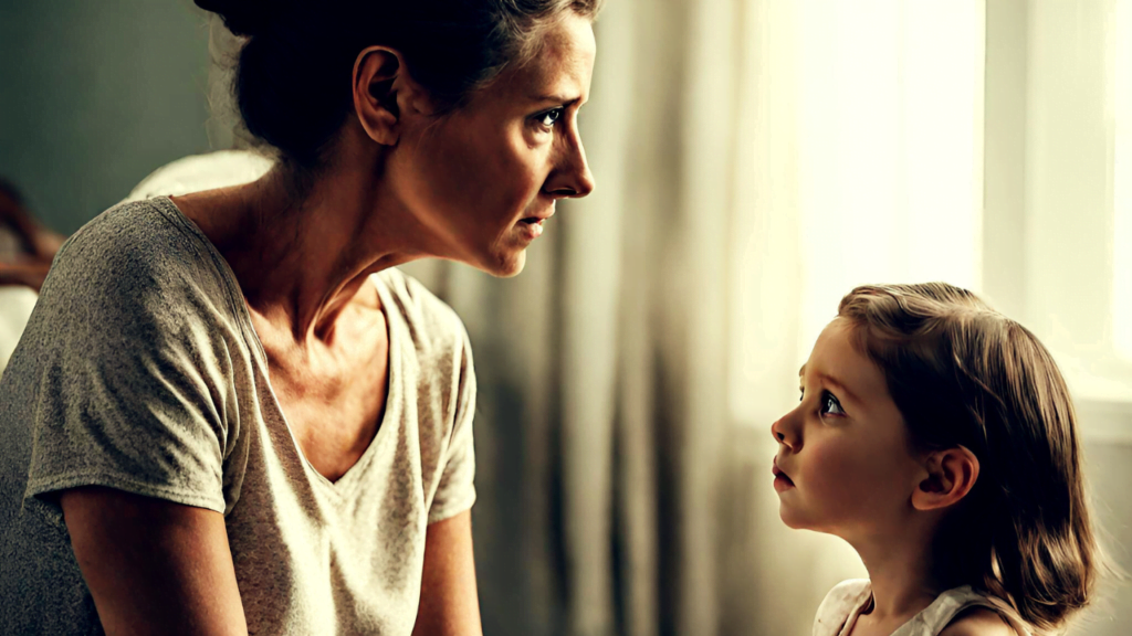 Une mère et sa fille.