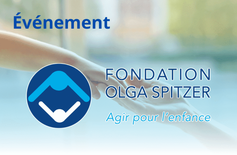 Mains d'adulte et d'enfant + logo fondation Olga Spitzer
